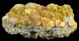 Orpiment With Barite Crystals - Peru #63786-1